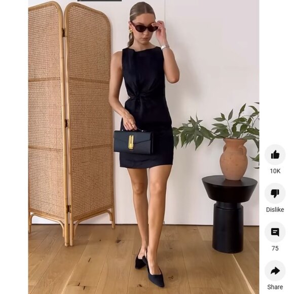 DISSH Leilani Mini Dress in Black NWT - Picture 12 of 15